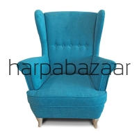 Fotel Uszak niebieski