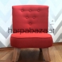 Krzesełko dla malucha czerwone 